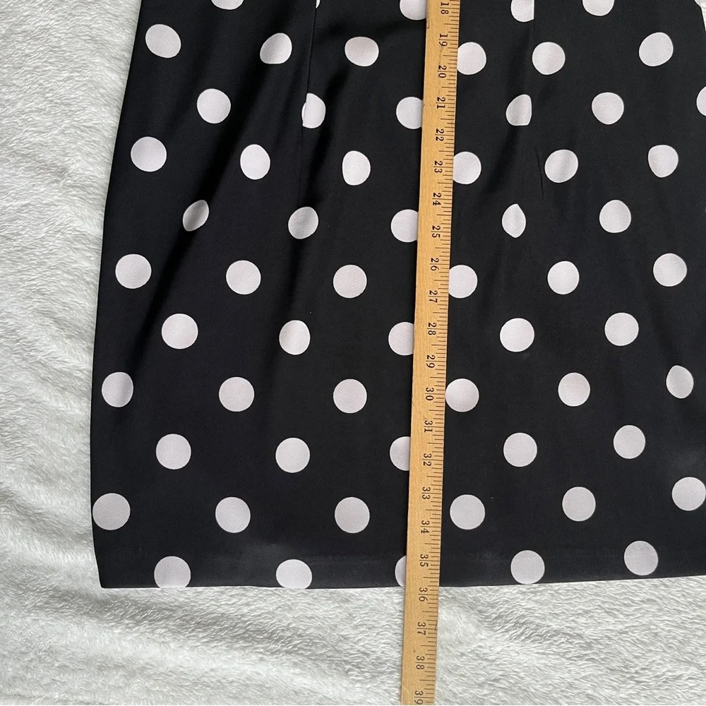 ALYX Polka Dot Dress Black and White Sleeveless Women’s Size 14 - Picture 5 of 9